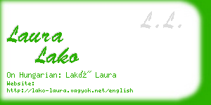 laura lako business card